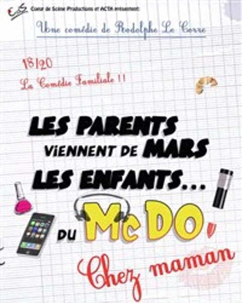Les parents viennent de mars, les enfants du McDo ! Chez maman