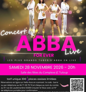 Concert ABBA for ever