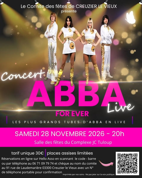 Concert ABBA for ever