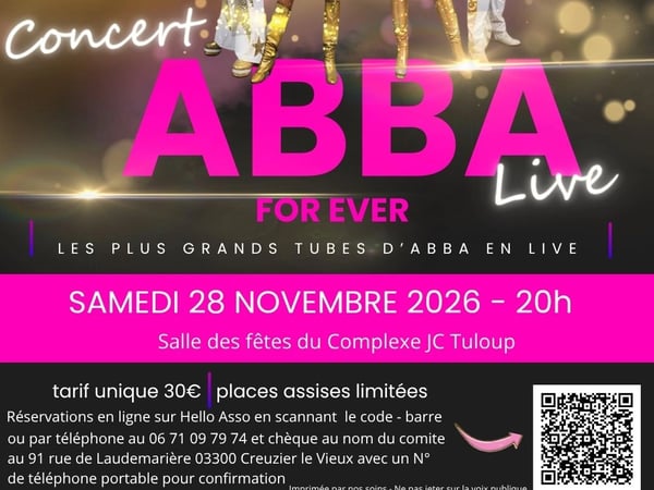 Concert ABBA for ever