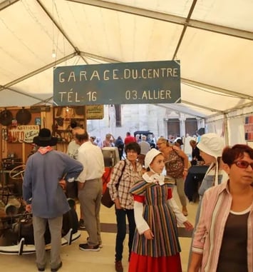 Le garage rétro-éphémère d'EBAVA Cusset